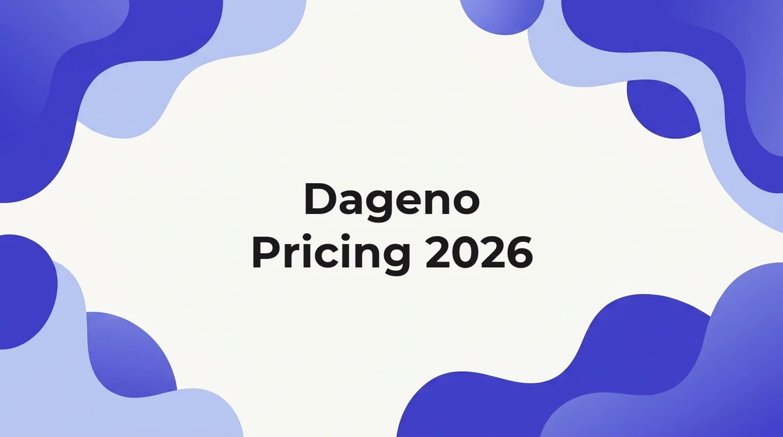 Dageno's 2026 tiers at $79, $199 and $499, metering prompts, agent credits and a three-platform cap simultaneously.