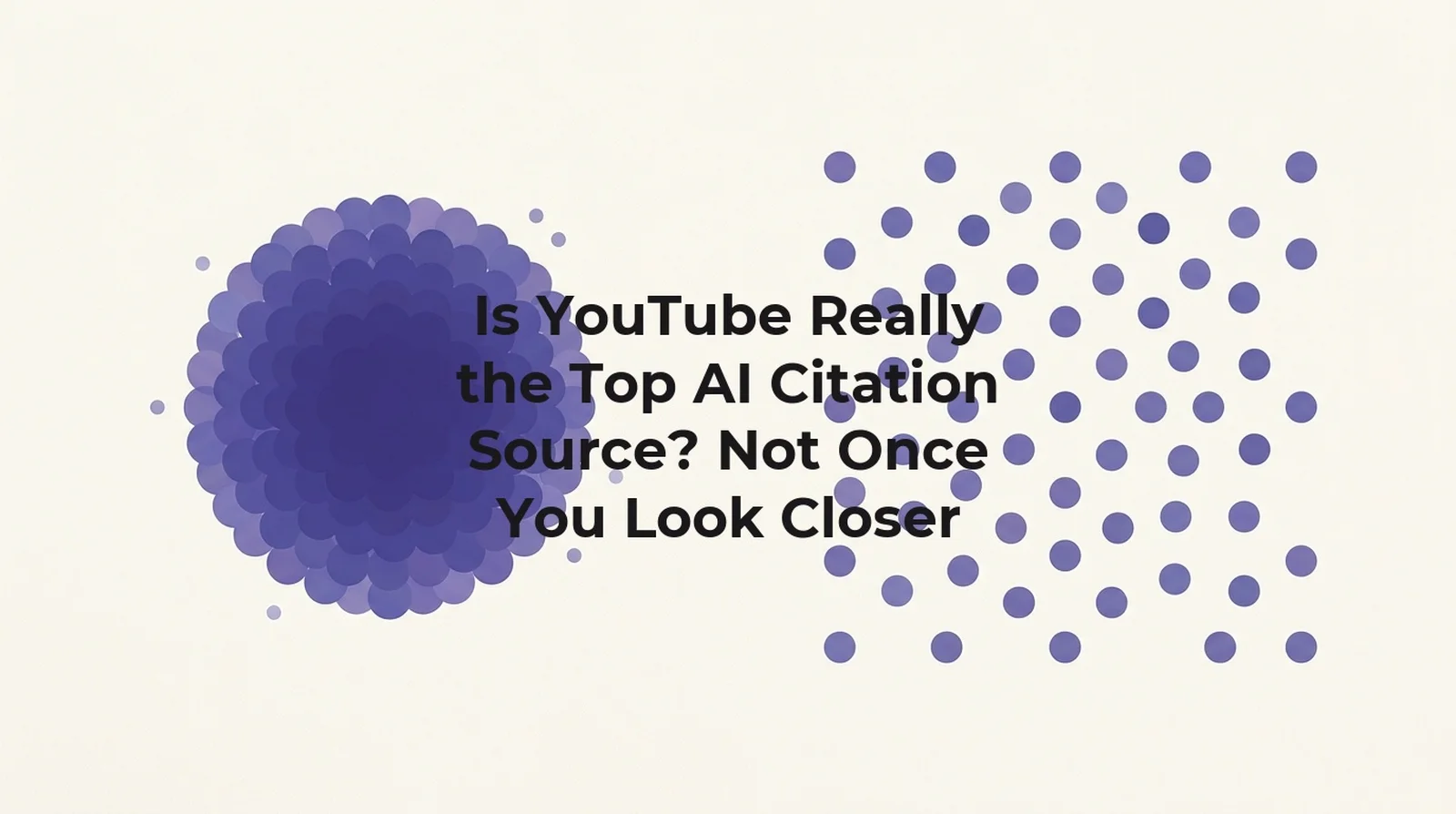 Is YouTube the top AI citation source: real data shows Reddit cited in 22% of AI answers vs YouTube's 19%, and 96% of YouTube's citations trace to a single video, read 27 August 2026.