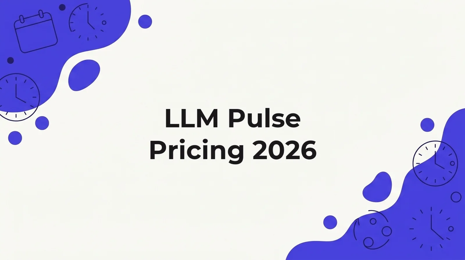 LLM Pulse pricing 2026: five tiers priced twice, once for weekly tracking and once for daily, from €49 to €1,199 a month.