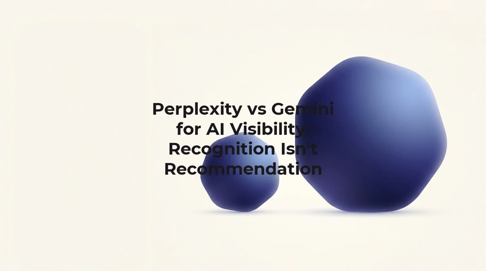 Perplexity vs Gemini for AI visibility: Perplexity mentions a brand unprompted 9x more often than Gemini, but both give an identical direct-recommendation score, read 29 August 2026.